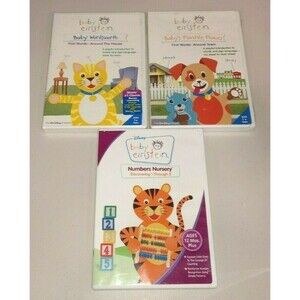 Disney Baby Einstein DVD Lot Numbers Nursery First Words Toddler Preschool Shows